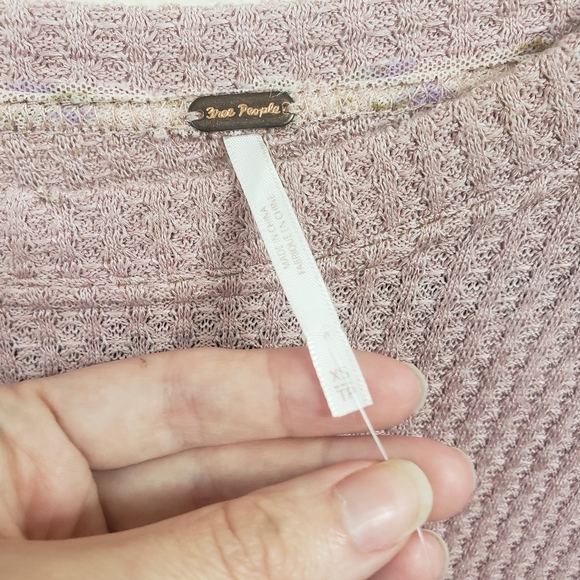 Free People NWT Pearl Mauve Combo Dress Sz. XS - Picture 7 of 11